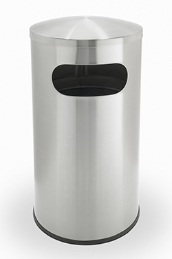 11. Commercial Zone 15 Gallon Allure Stainless Steel Garbage Can