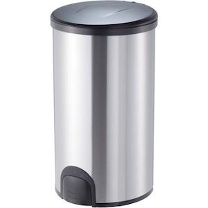 12 Gallon Steel Toe Tap Dog Proof Kitchen Trash Can