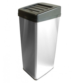 14 Gallon iTouchless Trash Can Stainless Steel