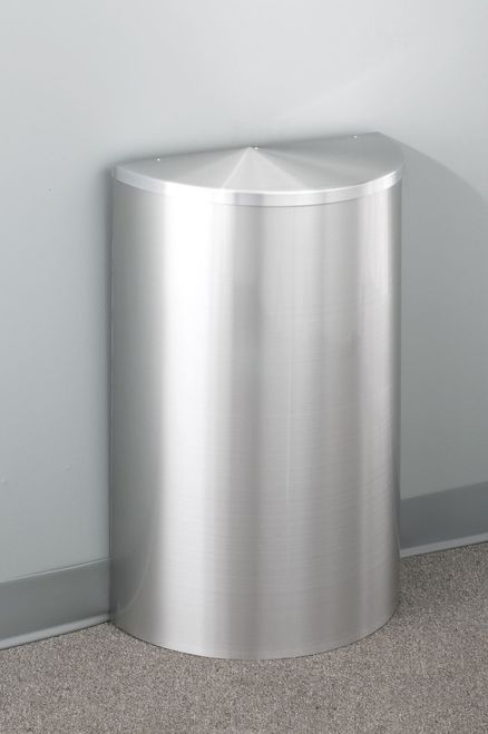 Keep your trash discrete and convenient by using a mounted trashcan