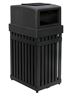 25-Gallon ArchTec Parkview Single Outdoor Ash and Trash Can