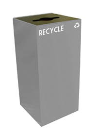 Best kitchen and break room trash cans: indoor push-top trash cans, steel indoor trash cans.