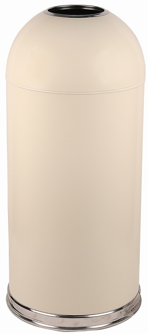 4. Metal Open Dome Top Trash Can