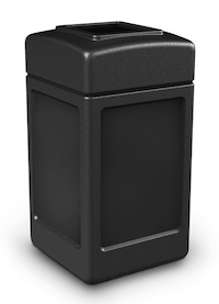 42 Gallon Indoor Outdoor Square Plastic Garbage Can