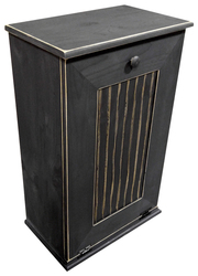 41-Quart Tilt Out Wood Trash Can