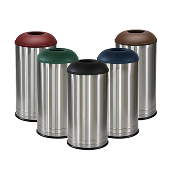 8. Excell Kaiser Stainless Steel Café Style Indoor Trash Can