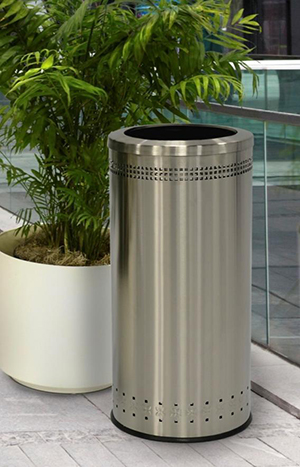 8. Excell Kaiser Stainless Steel Café Style Indoor Trash Can