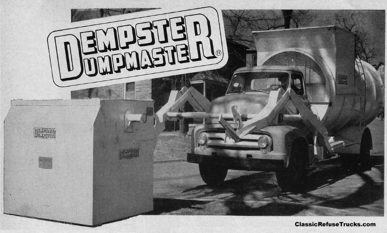 Dempster-Dumpster system which birthed the garbage truck